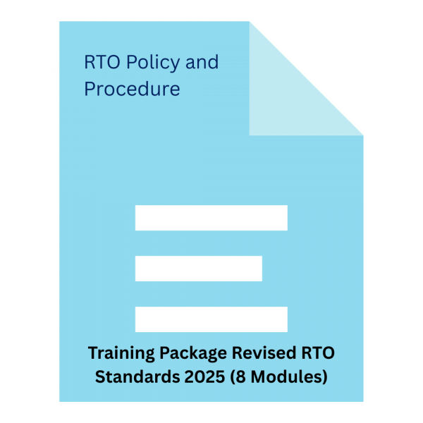 Training Package Revised RTO Standards 2025 (8 Modules)