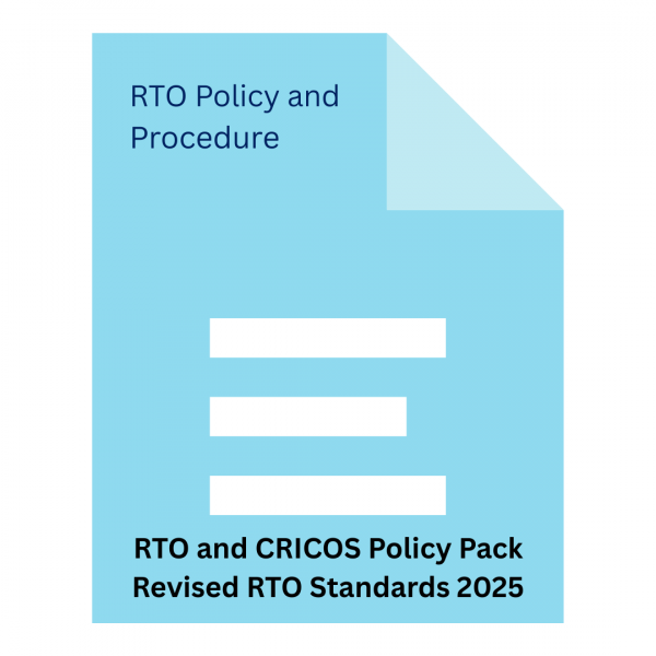 RTO and CRICOS Policy Pack Revised RTO Standards 2025